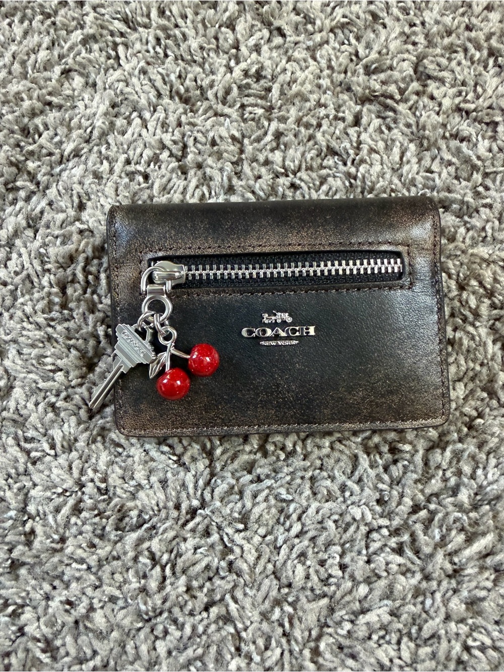 Coach Card Case with Charms